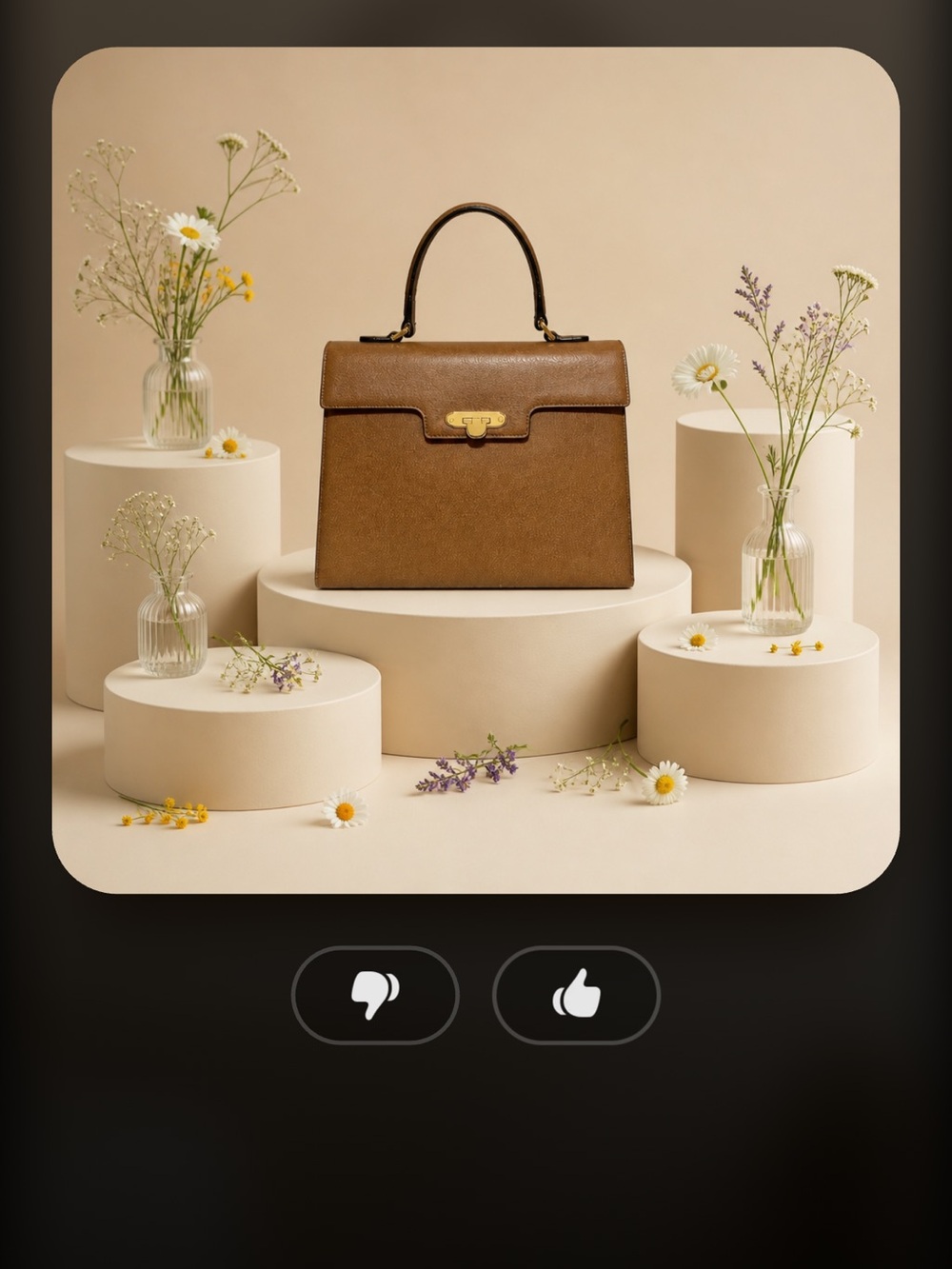 Valentino Garavani Classic Top-Handle Leather Satchel in Brown